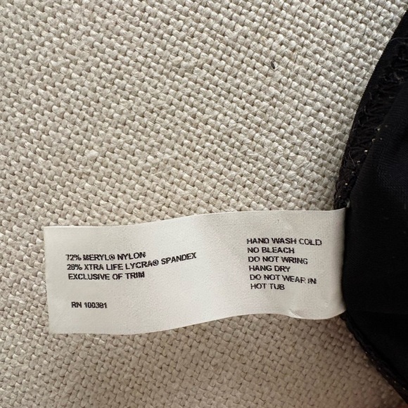 Women's Karla Colletto Black Bottom Cover-up - Size S - Picture 5 of 5